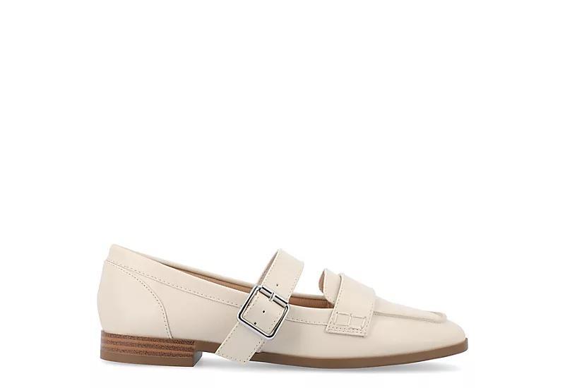 Womens Journee Collection Tru Comfort Foam Caspian Square Toe Loafer Flats Brown Suede Product Image