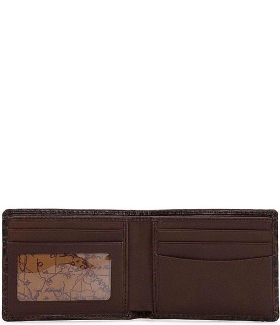 Nash Moderna Faux-Croco Full-Grain Leather Double Bifold Wallet Product Image