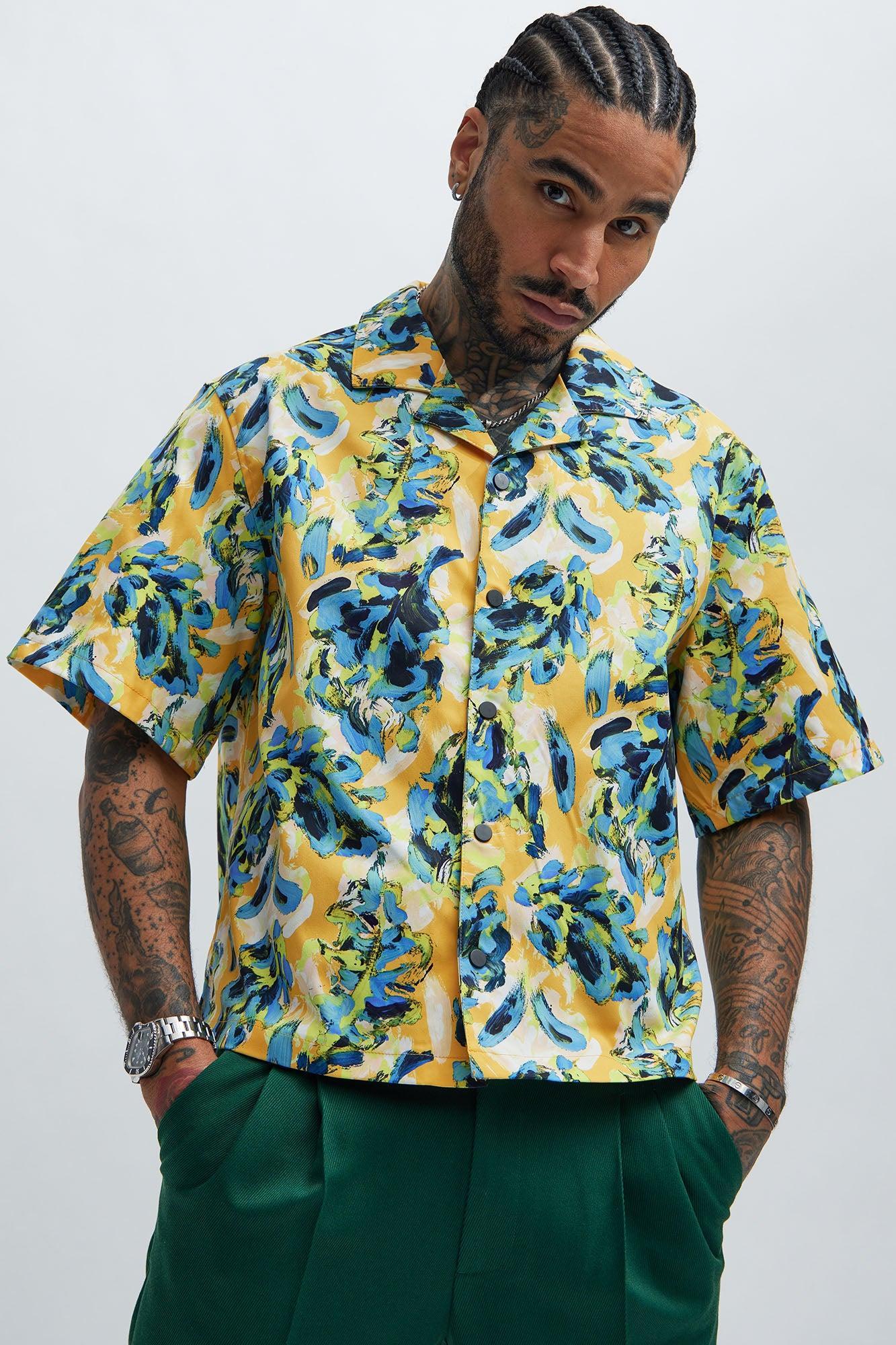 Impressions Shirt - Yellow/combo Product Image
