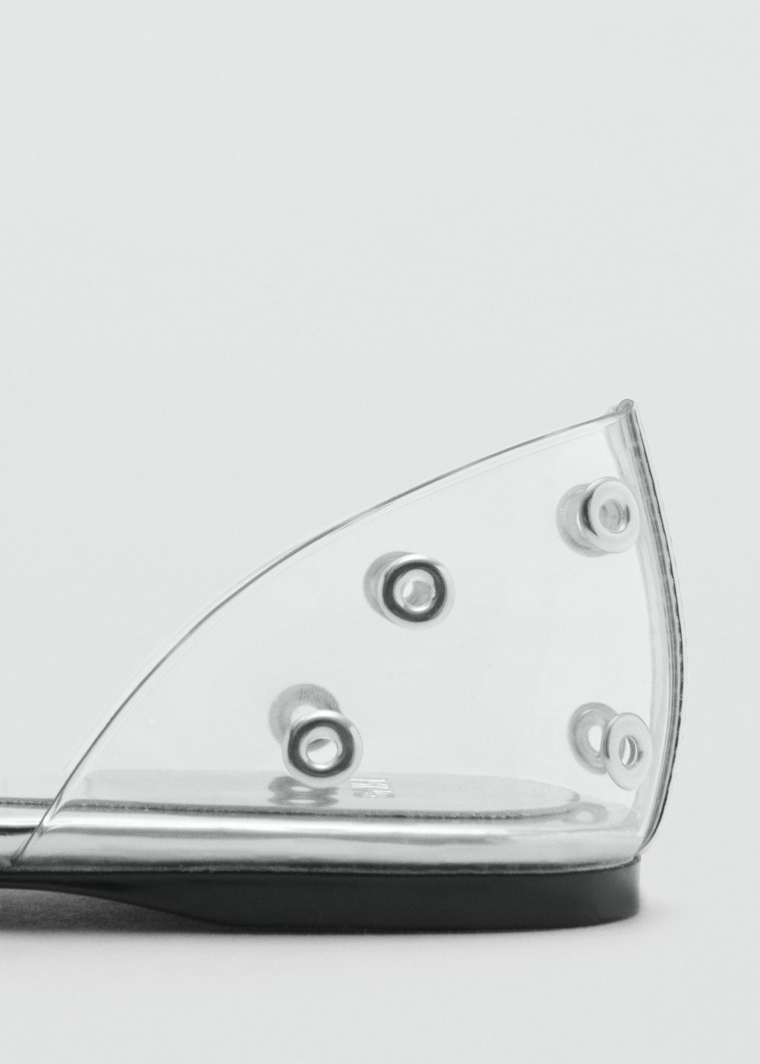 Vinyl shoes with eyelets - Women | MANGO USA Product Image