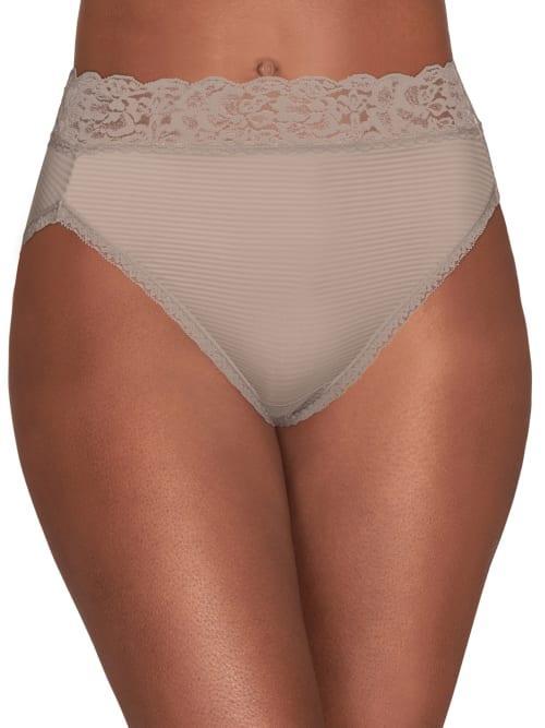 Womens Vanity Fair Lingerie Flattering Lace Hi-Cut Panty 13280 Product Image