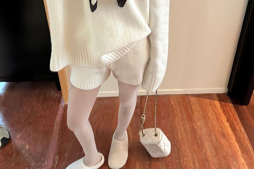 Overfit Knit Sweater / Knit Shorts Product Image