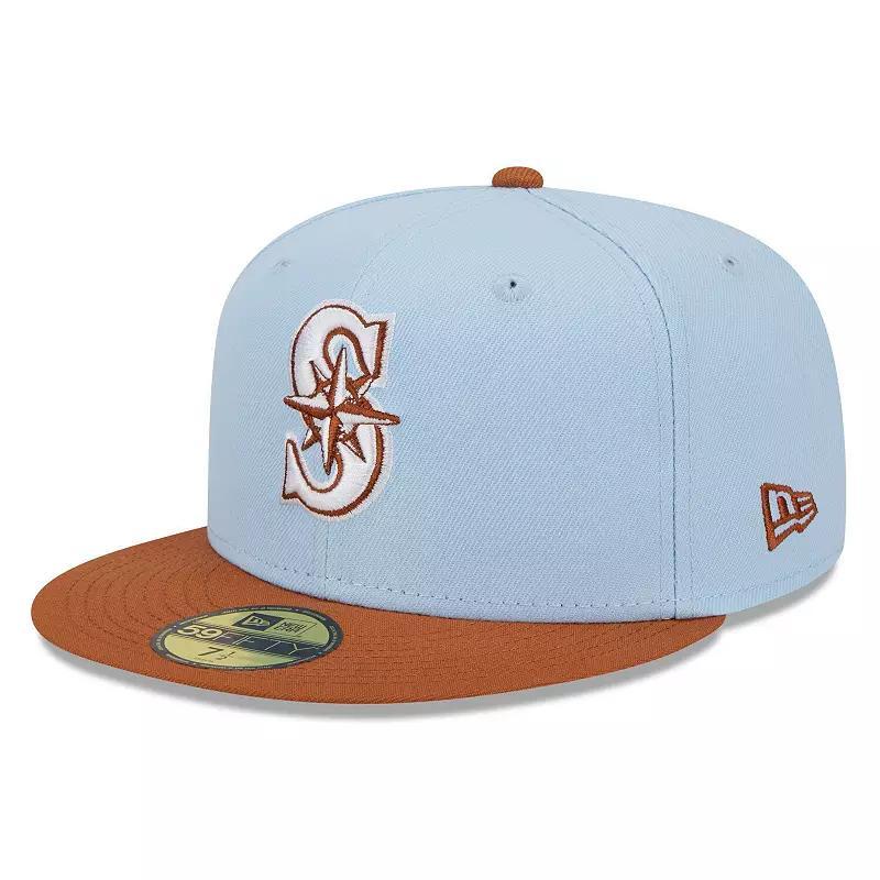 New Era Mens Houston Astros New Era Astros Cooperstown Chrome 59FIFTY Fitted Hat - Mens Product Image