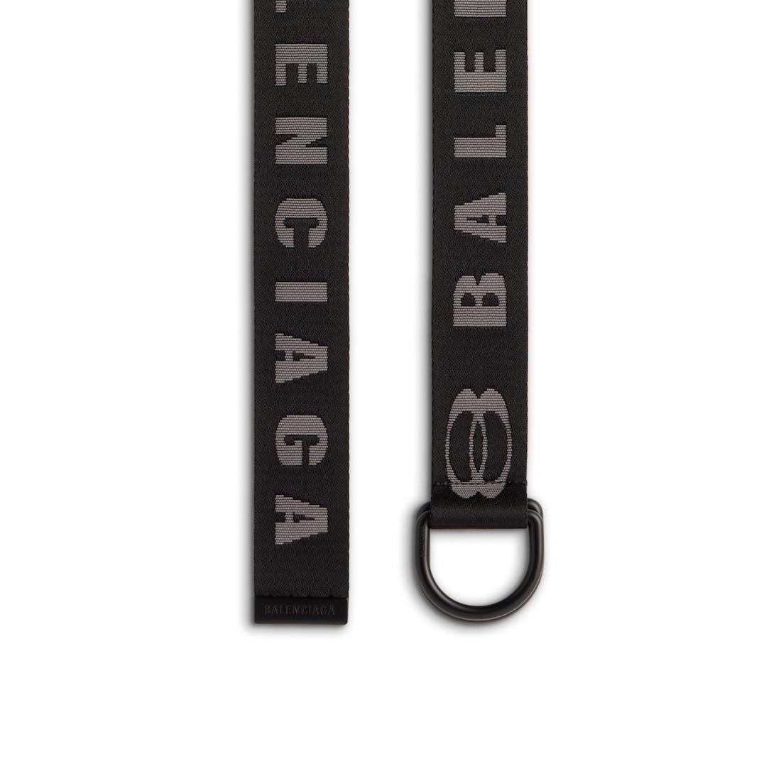 Men's D Ring Belt  in Dark Grey Product Image