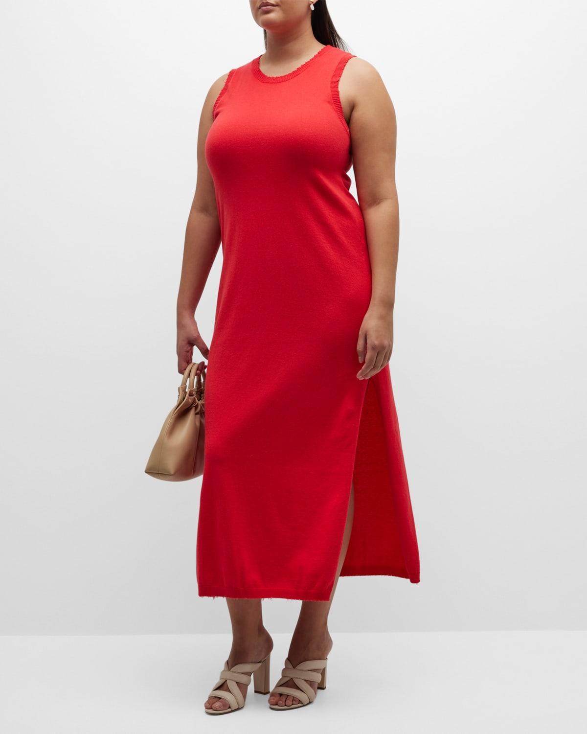 Womens Sleeveless Knit Maxi Dress Product Image