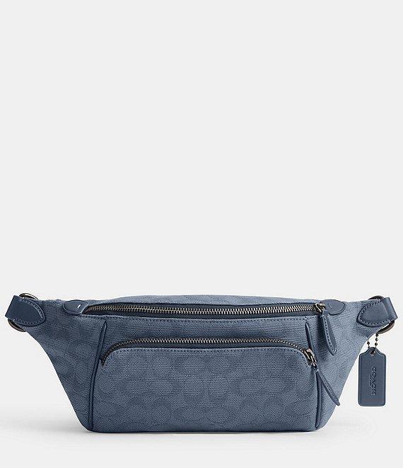COACH Signature Canvas Jacquard/Refined Calfskin Leather League Belt Bag Product Image