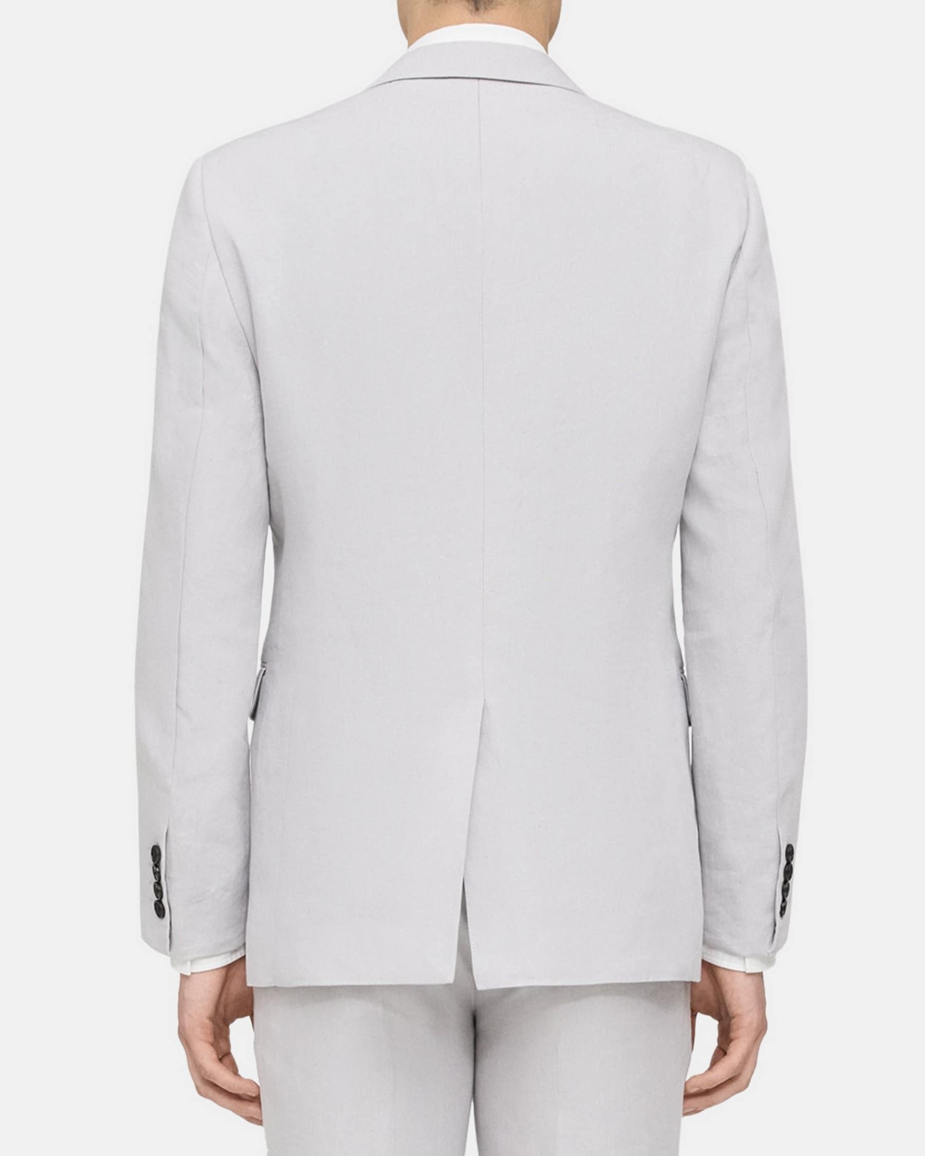 Structured Blazer in Slub Linen Product Image