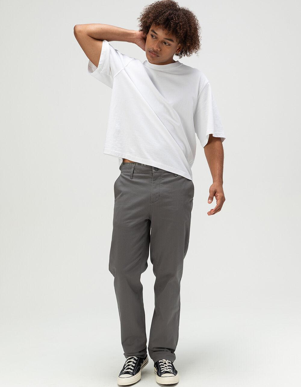 RSQ Mens Slim Straight Chino Pants - CHARCOAL Product Image