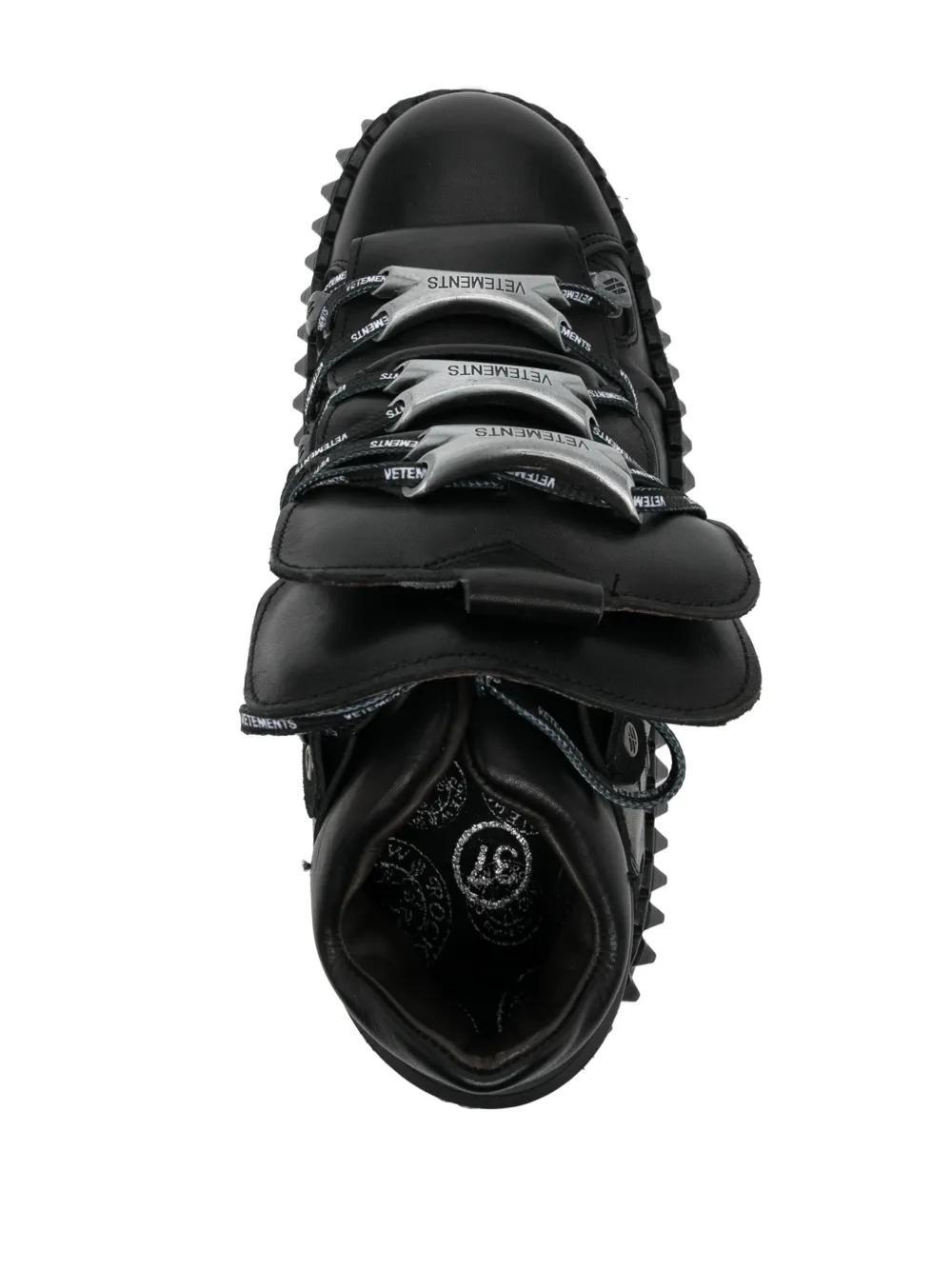 VETEMENTS Rock Platform Sneakers Chunky Sole In Black Product Image