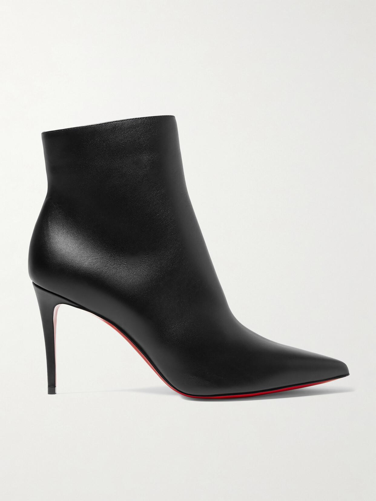 CHRISTIAN LOUBOUTIN So Kate Booty 85 Leather Ankle Boots In Black Product Image