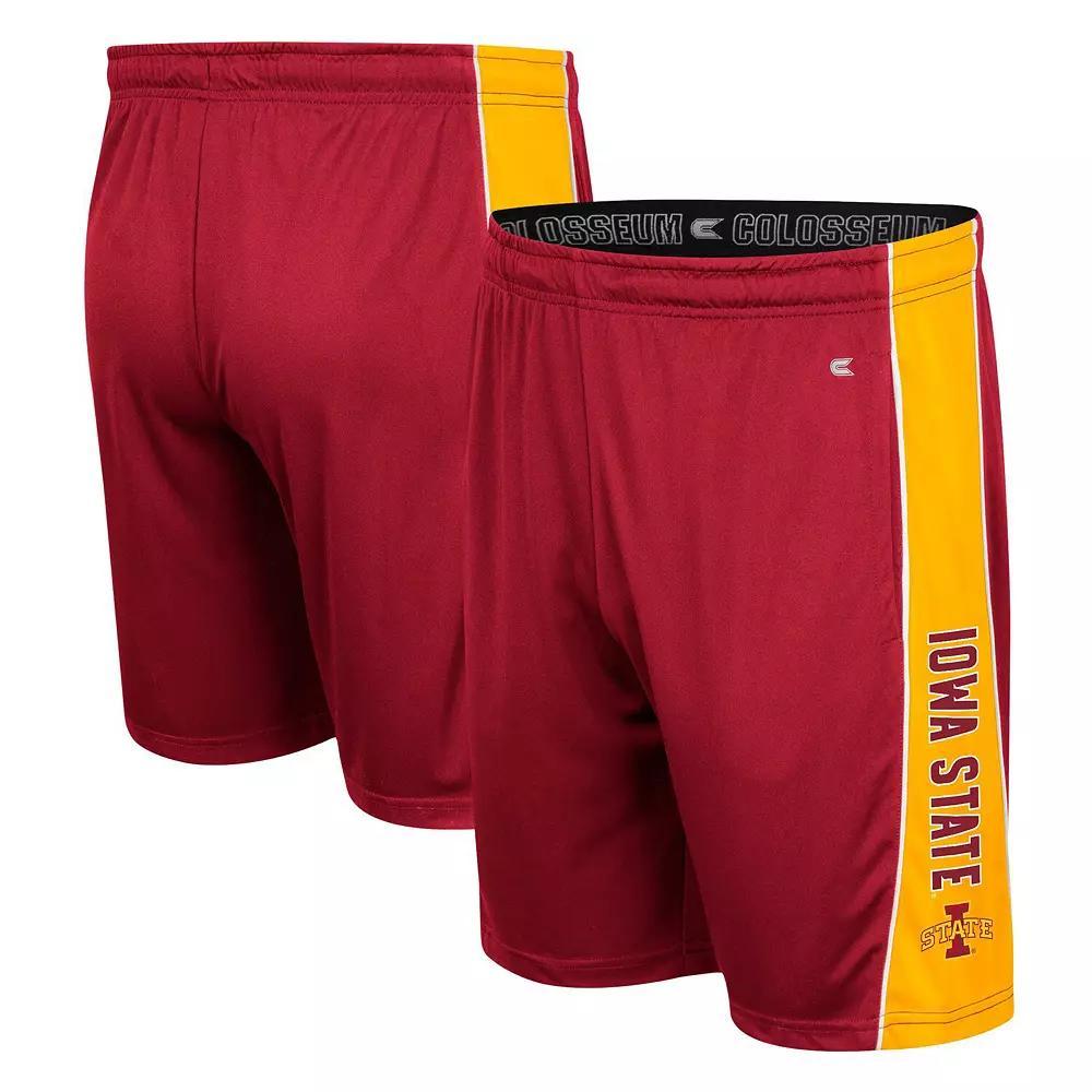 Men's Colosseum Cardinal Iowa State Cyclones Panel Shorts, Size: 2XL, Red Product Image