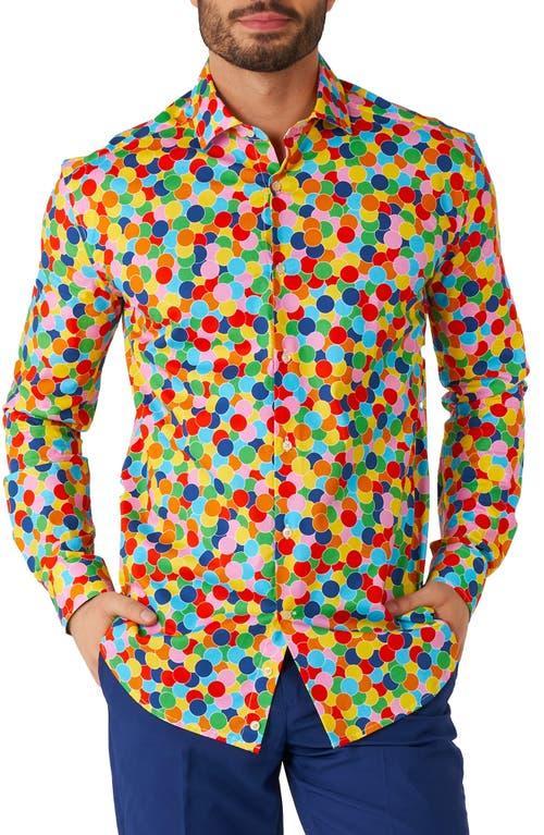 Men's OppoSuits Button-Down Dress Shirt, Size: XS, King Of Clubs Product Image