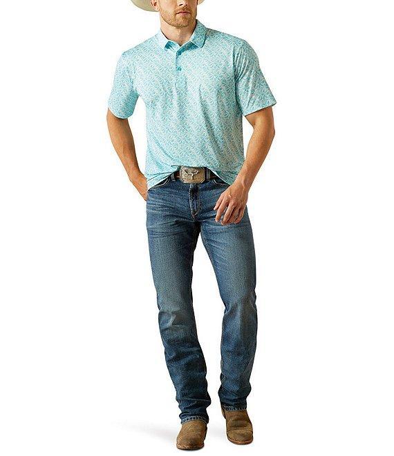 Ariat 360 Airflow Classic Fit Short Sleeve Printed Polo Shirt Product Image
