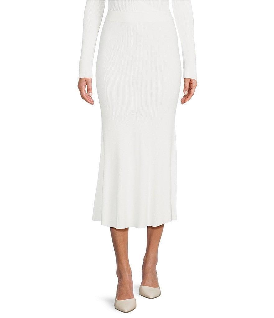 Antonio Melani Brianna Ribbed Knit Coordinating Midi Skirt Product Image