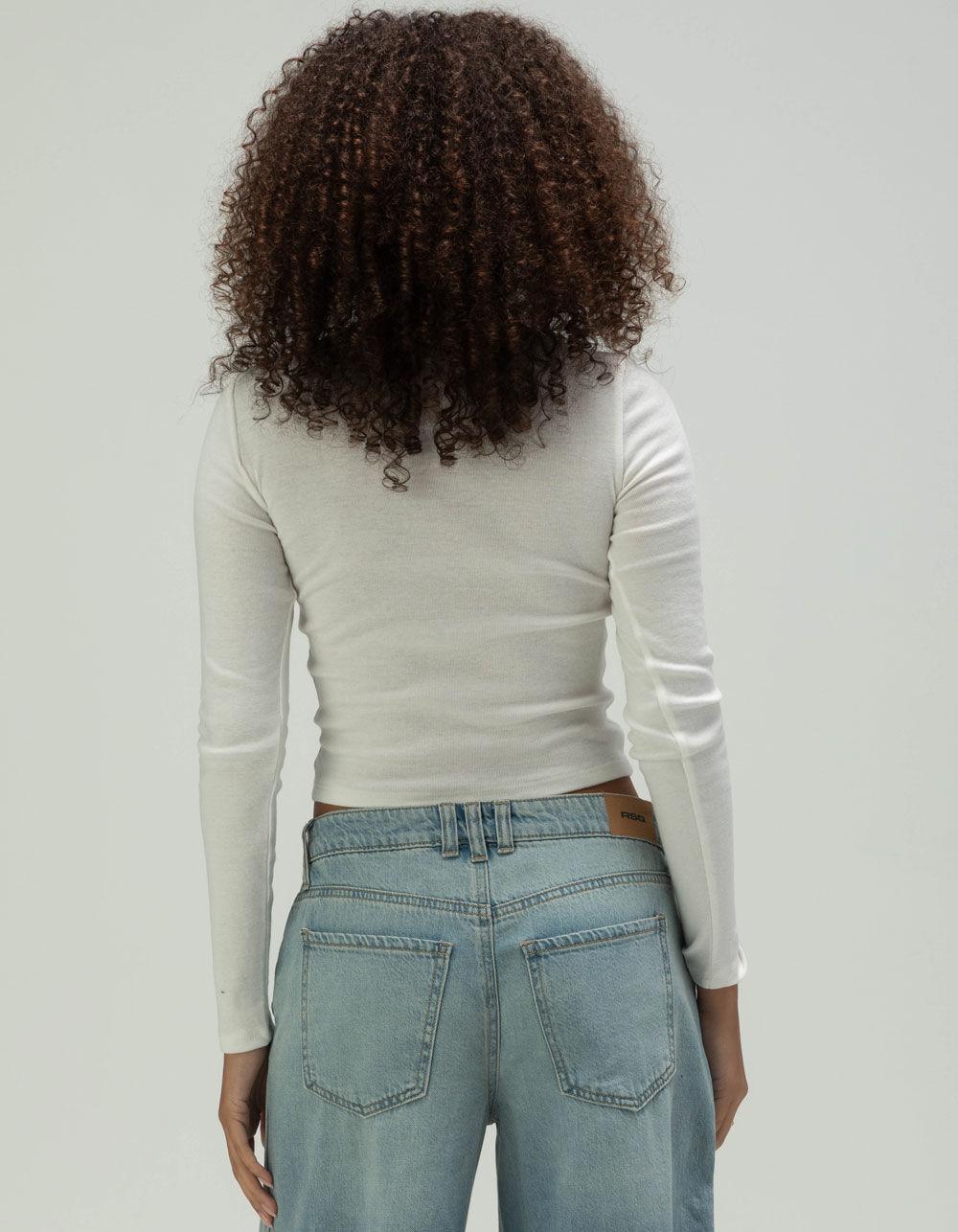 RSQ x Peanuts Womens Long Sleeve Tee - IVORY Product Image