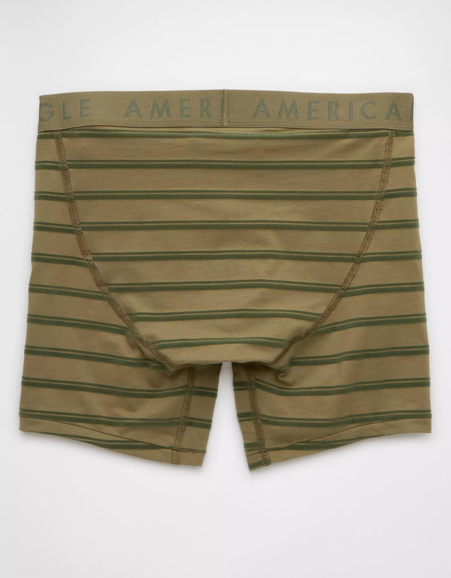 AEO Men's Black Watch 6" Classic Boxer Brief Product Image