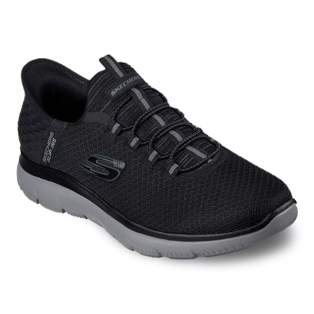 Skechers Hands Free Slip-ins™ Summits High Range Men's Shoes, Size: 9.5 XW, Black Grey Product Image