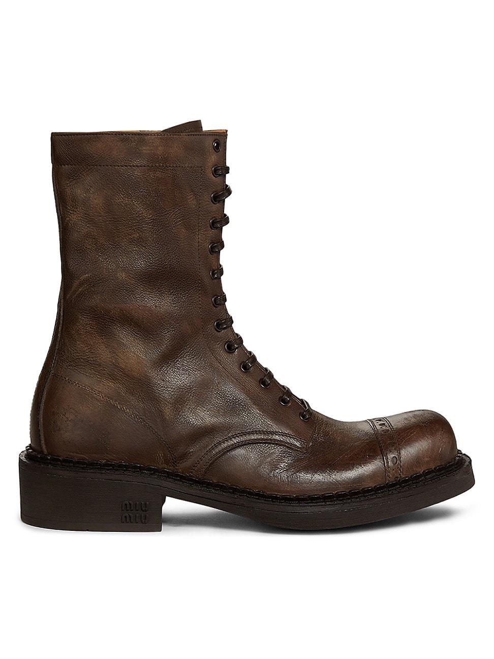 Womens Calzature Donna 35MM Leather Boots Product Image