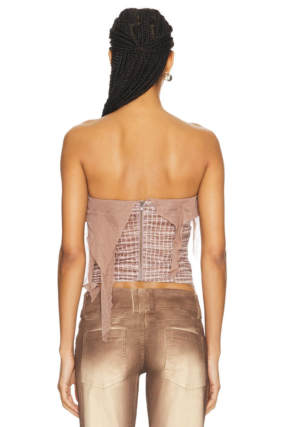 Distressed Lace Up Corset Top Jaded London Product Image