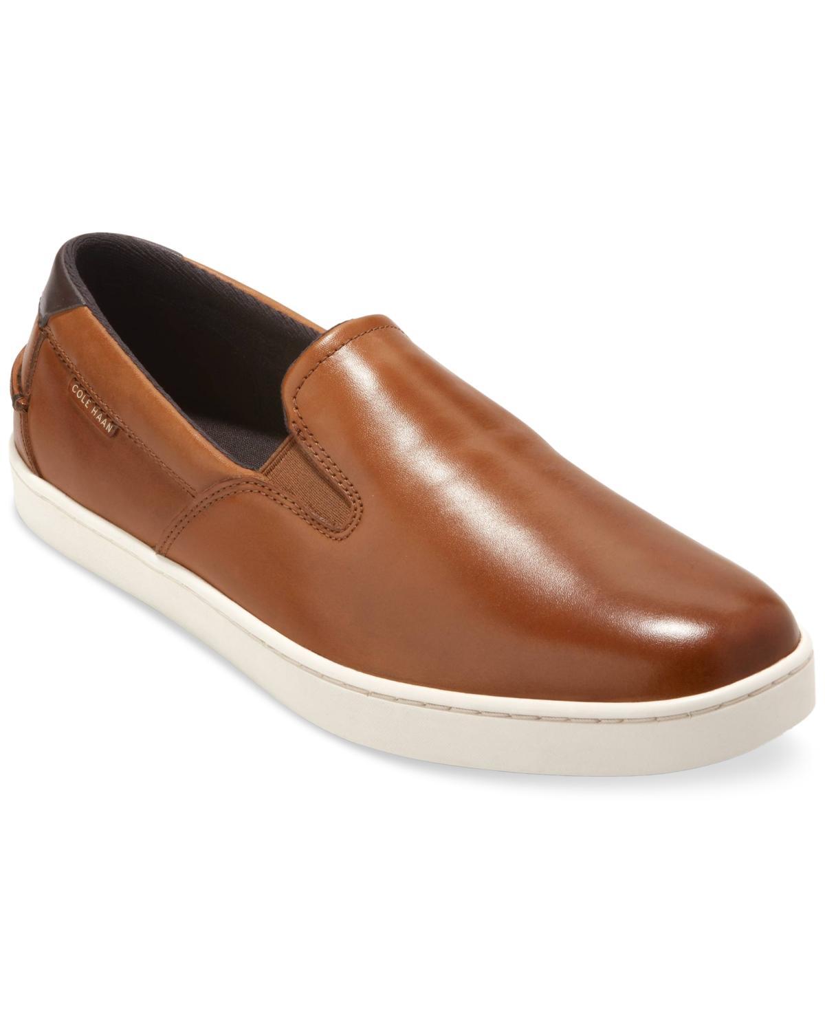 Cole Haan Mens Nantucket Slip-On Deck Shoes - Black Size 10 Product Image