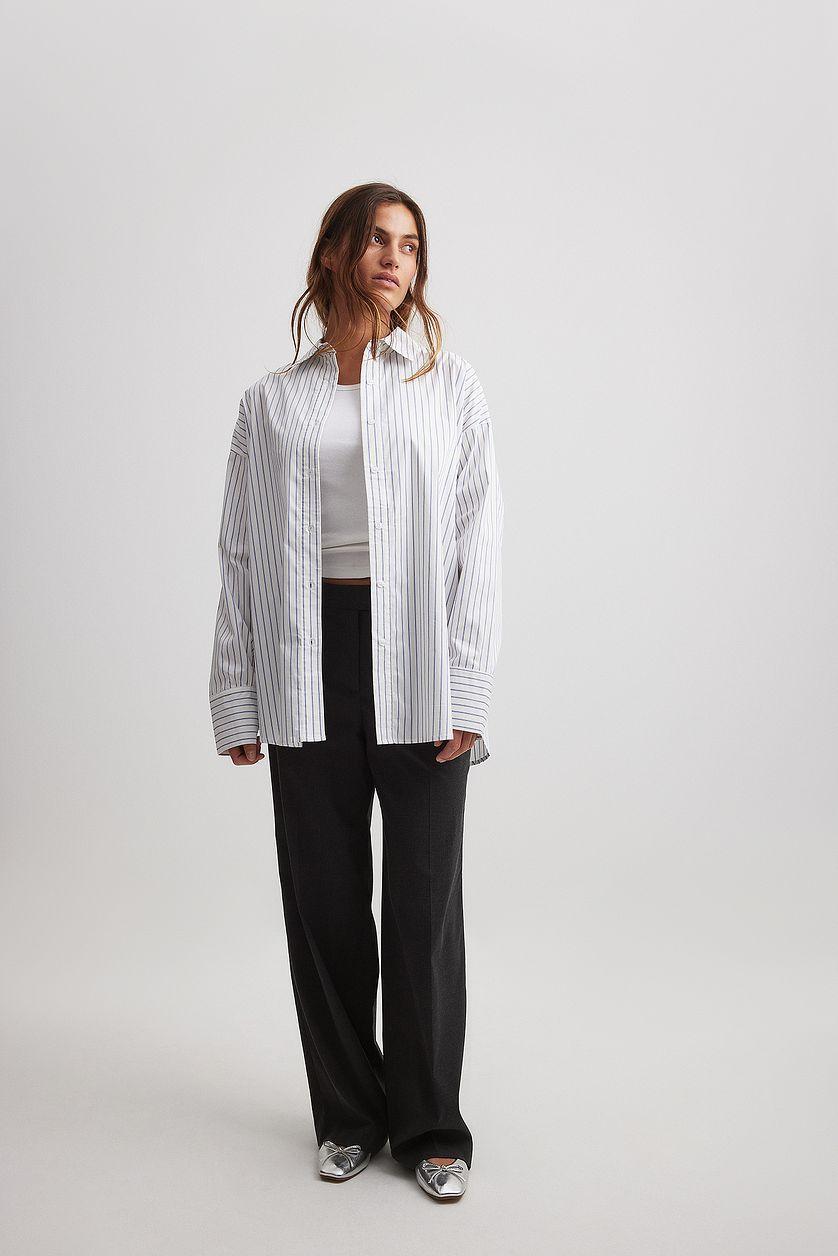 Pocket Flap Detail Suit Pants Product Image