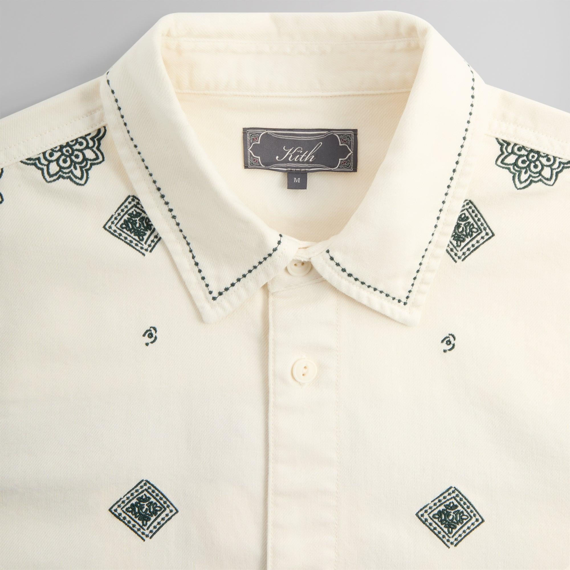Kith Raw Hem Denim Apollo Shirt - Stadium Male Product Image