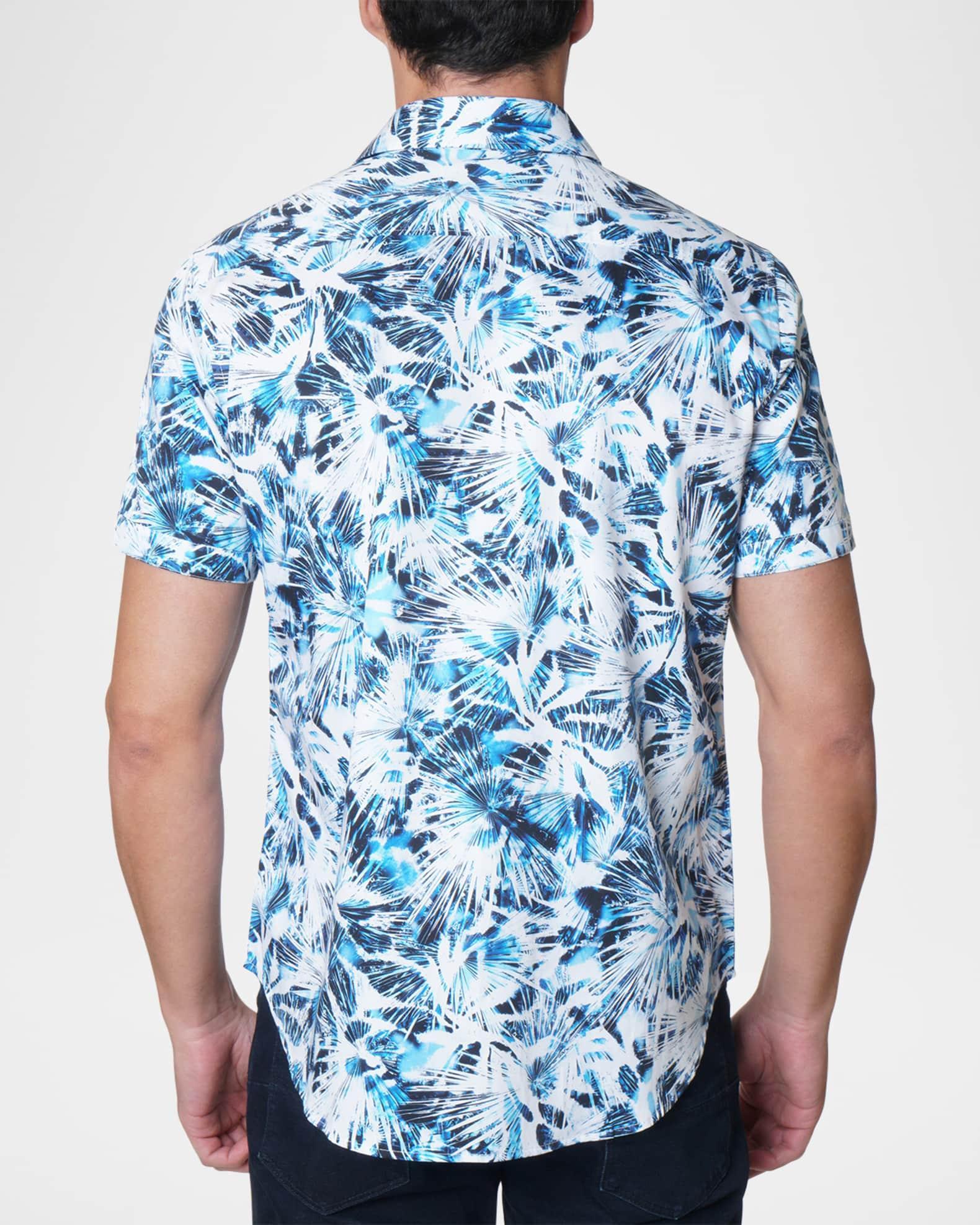 Mens Exclusive Tie-Dye Short-Sleeve Shirt Product Image