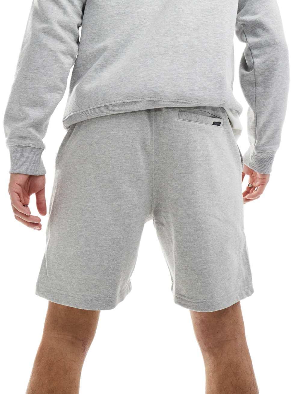 Pull&Bear basic jersey short in gray Product Image