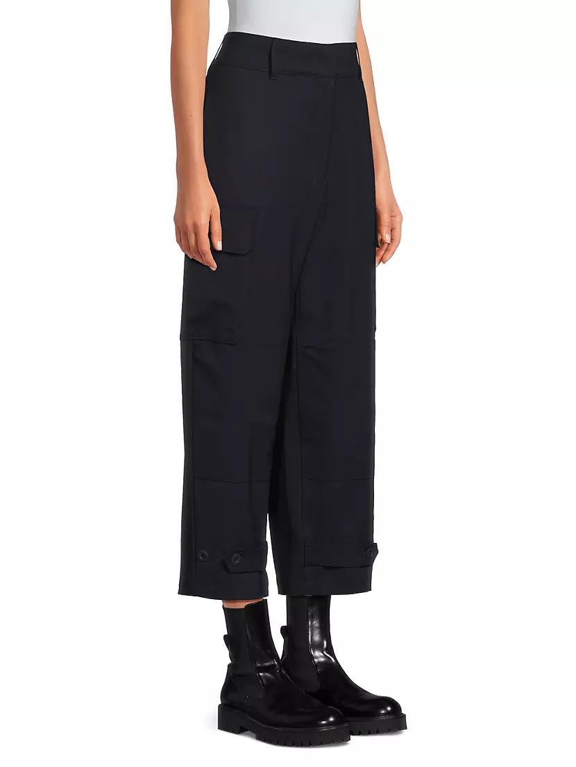 Boris High-Rise Cropped Cargo Pants Product Image