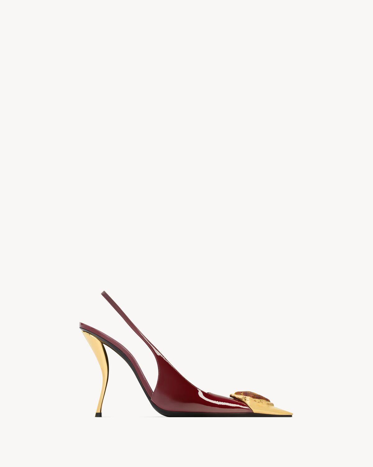 loulou slingback pumps in patent leather Product Image