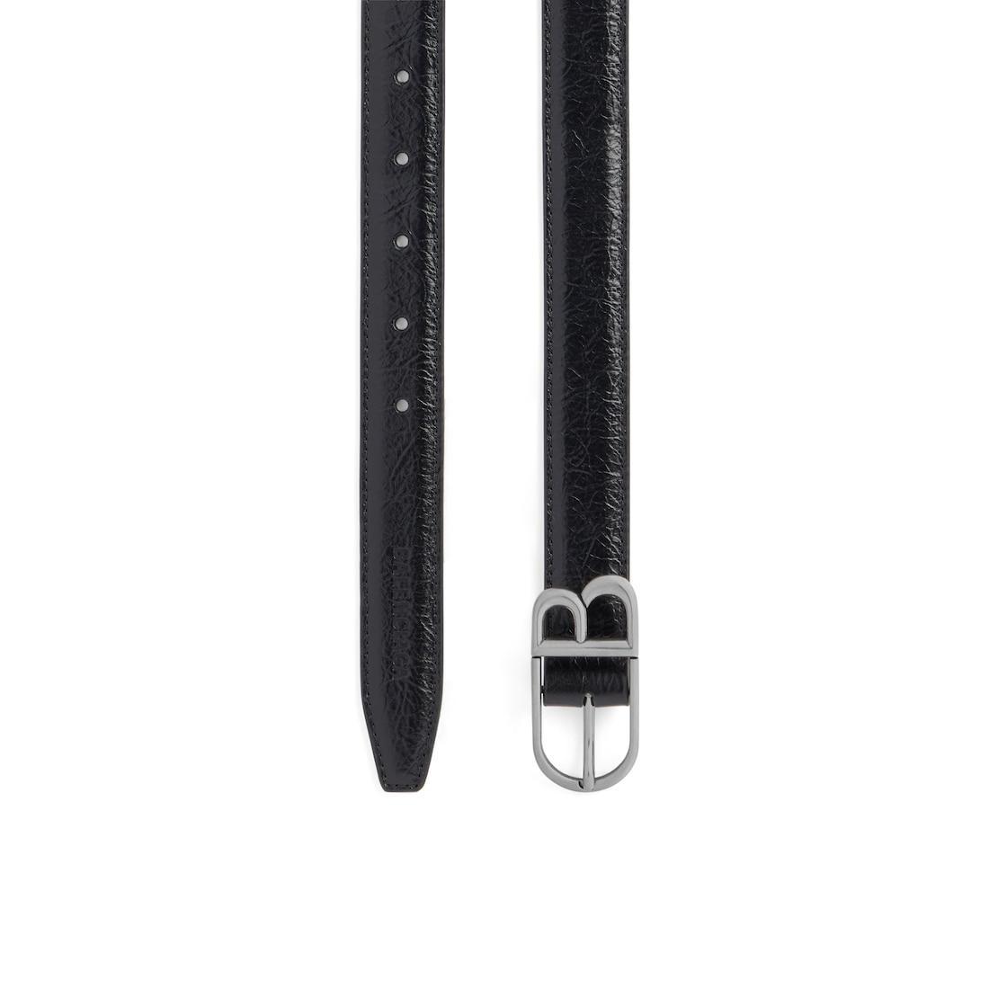 Women's Classic B Belt  in Black Product Image