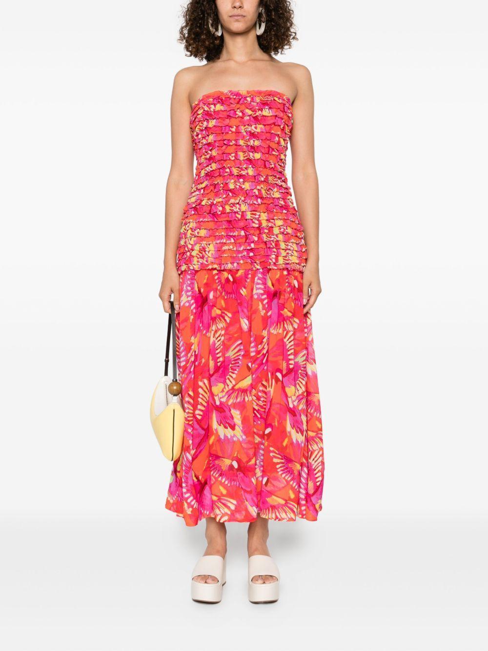 Flying Birds midi dress Product Image