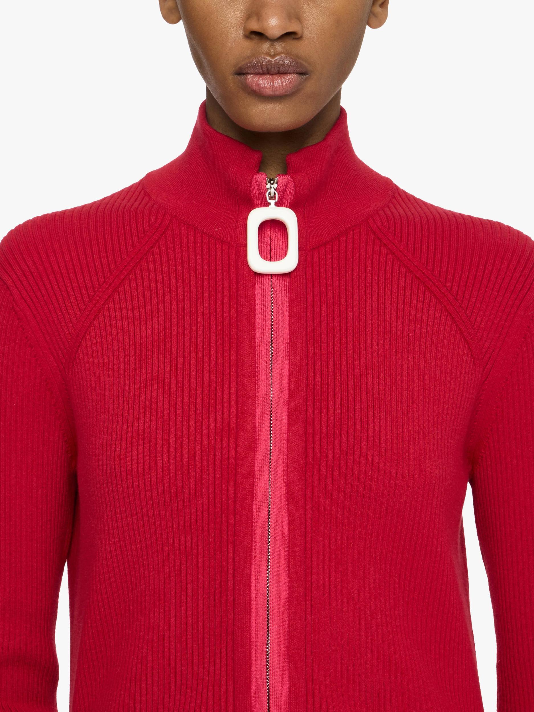 FITTED ZIP UP CARDIGAN Product Image