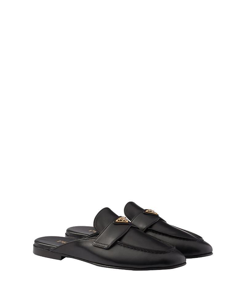 Womens Leather Mules Product Image