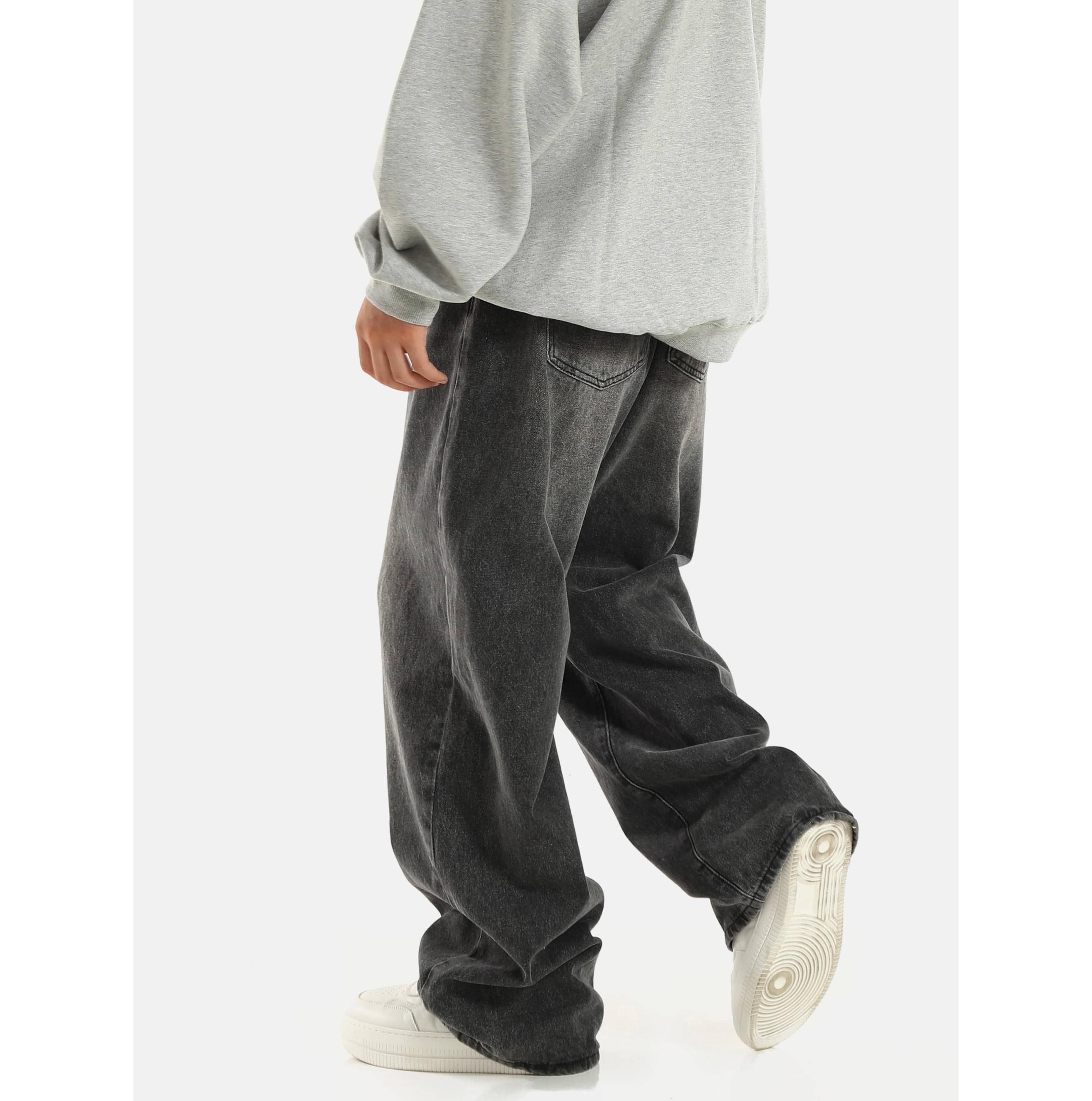 RT No. 9586 SMOKE GRAY STRAIGHT JEANS Product Image