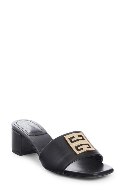 Womens 4G Mules In Leather Product Image