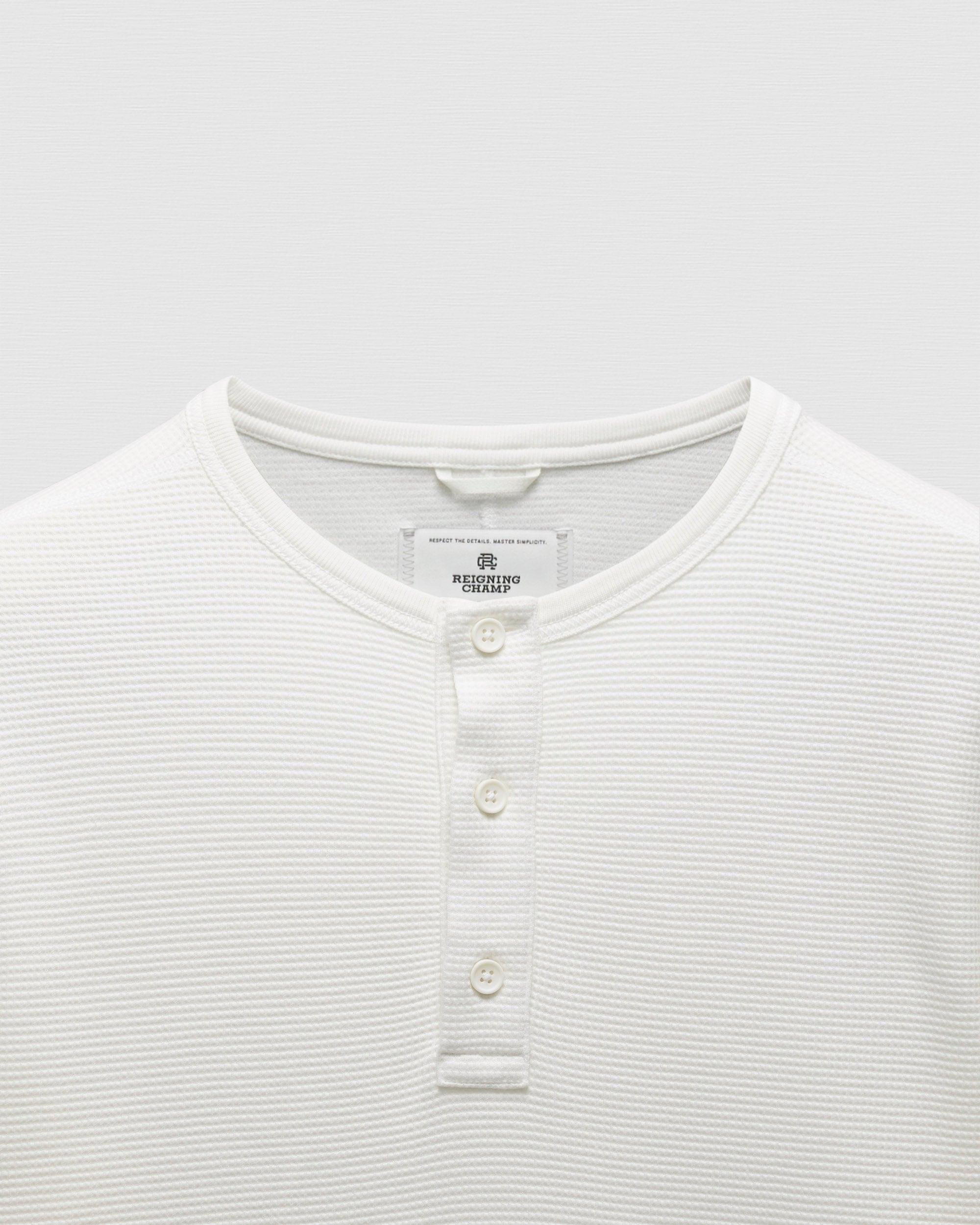 Lightweight Waffle Standard Henley Male Product Image