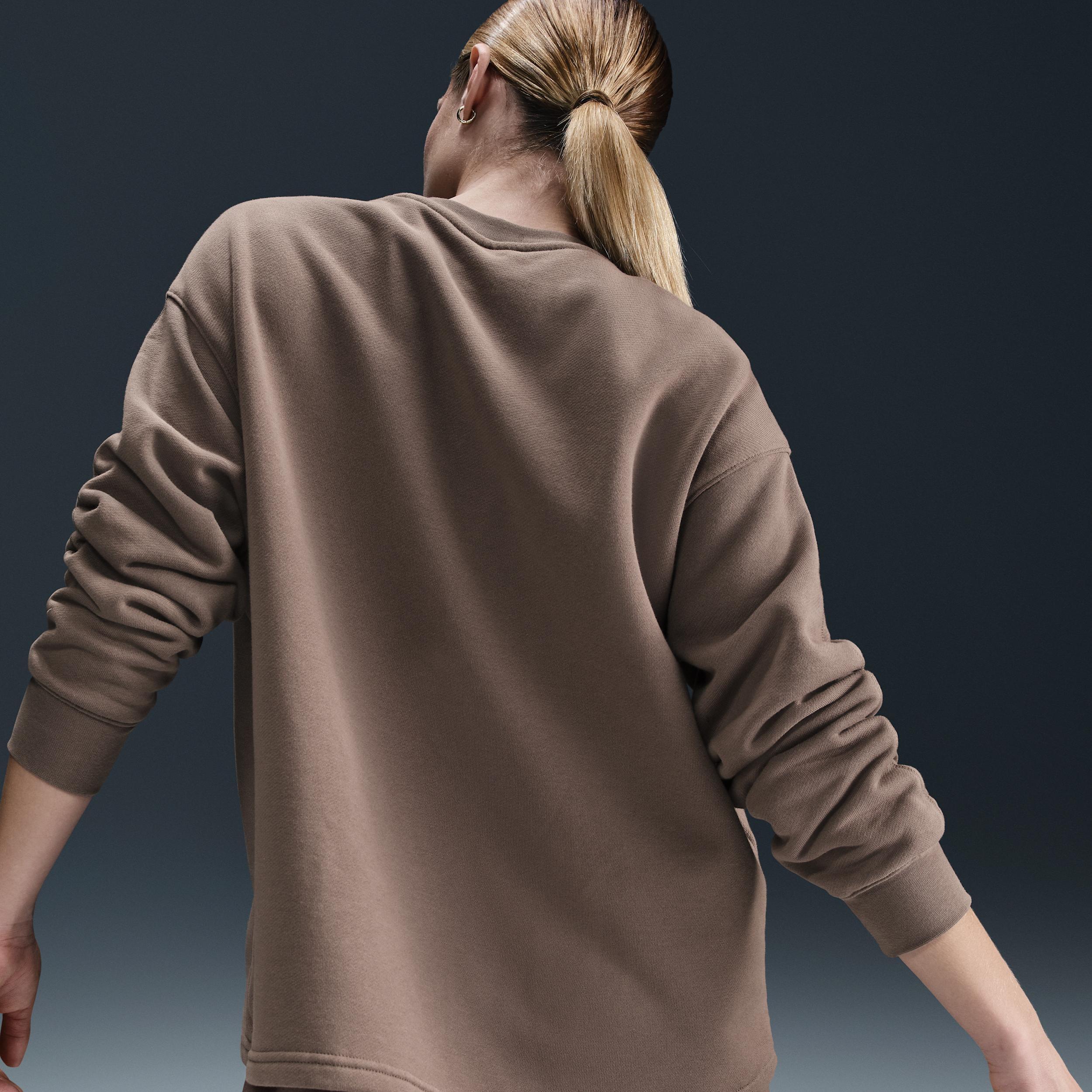 Women's Nike Sportswear Oversized Crew-Neck French Terry Sweatshirt Product Image