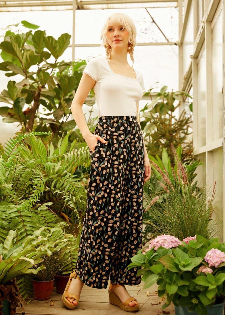 Whispers in the Garden Palazzo Pants Product Image