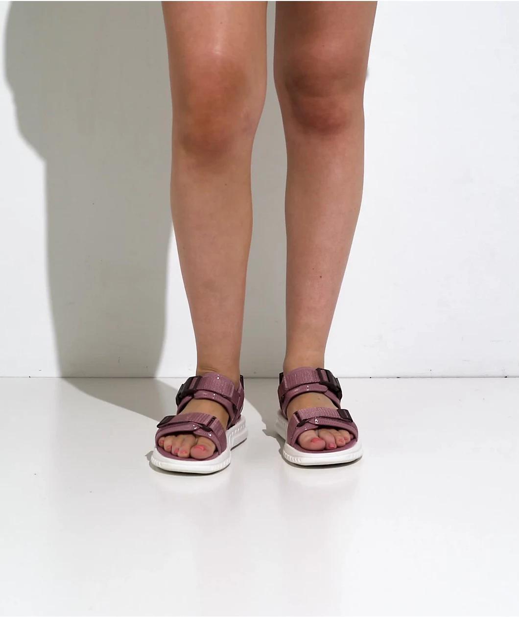 New Balance 600 Puffy Rosewood & Sea Salt Sandals Product Image