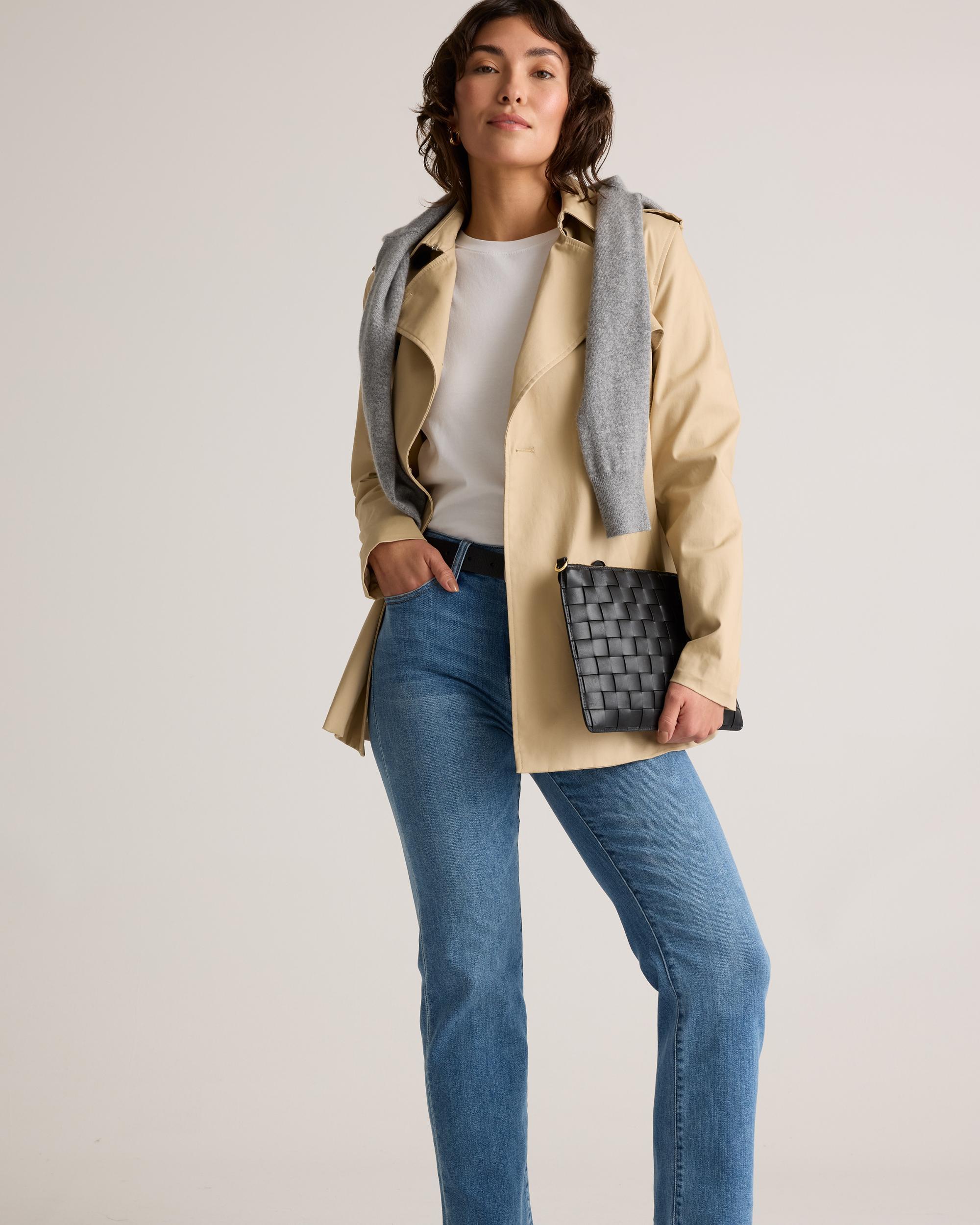 Quince | Women's Bella Stretch Straight Jeans Organic Cotton Product Image
