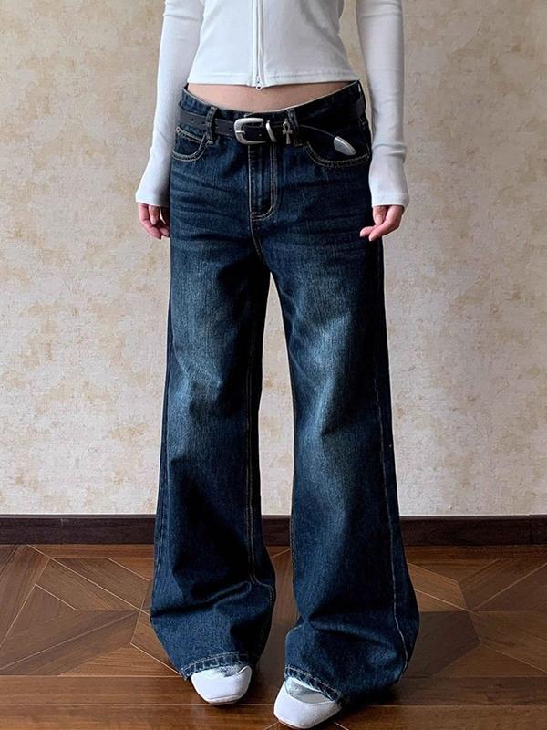 American Retro Cat Whiskers Boyfriend Jeans Product Image