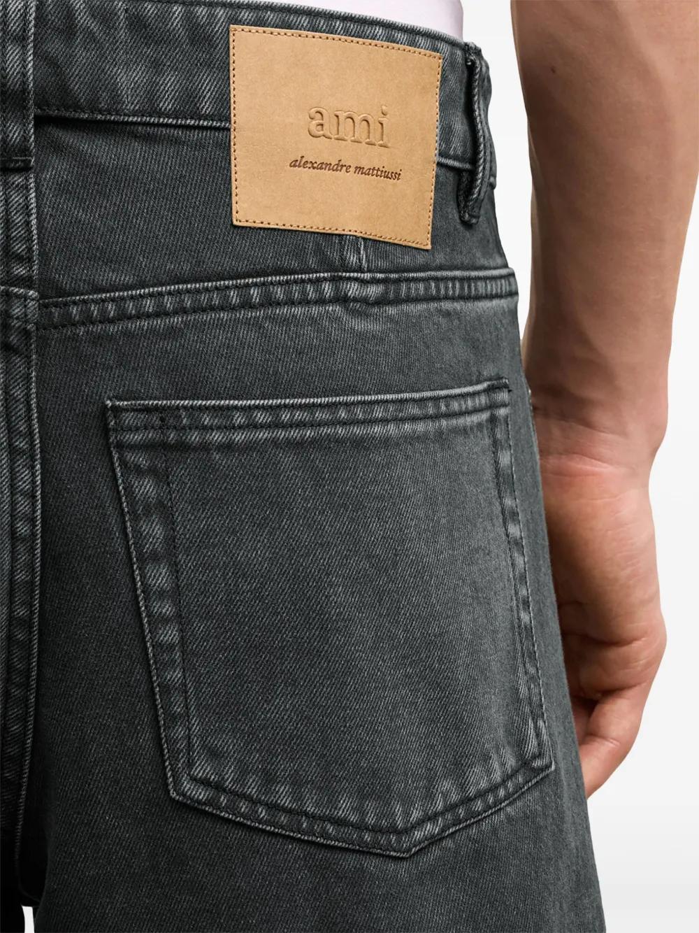 logo patch tapered jeans  Product Image