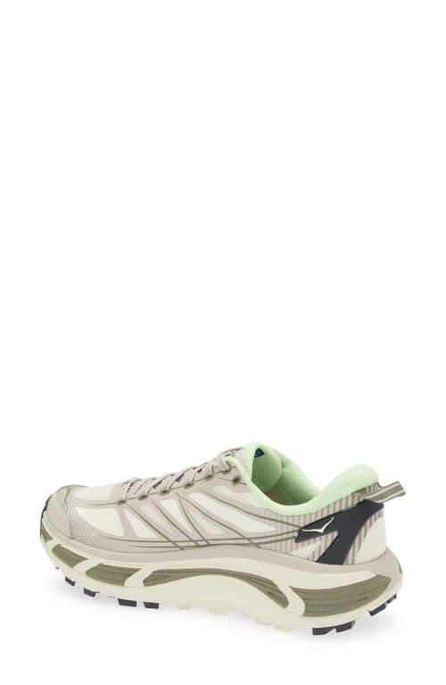 HOKA Gender Inclusive Mafate Speed 2 Sneaker in Putty /Eucalyptus at Nordstrom, Size 8.5 Women's Product Image