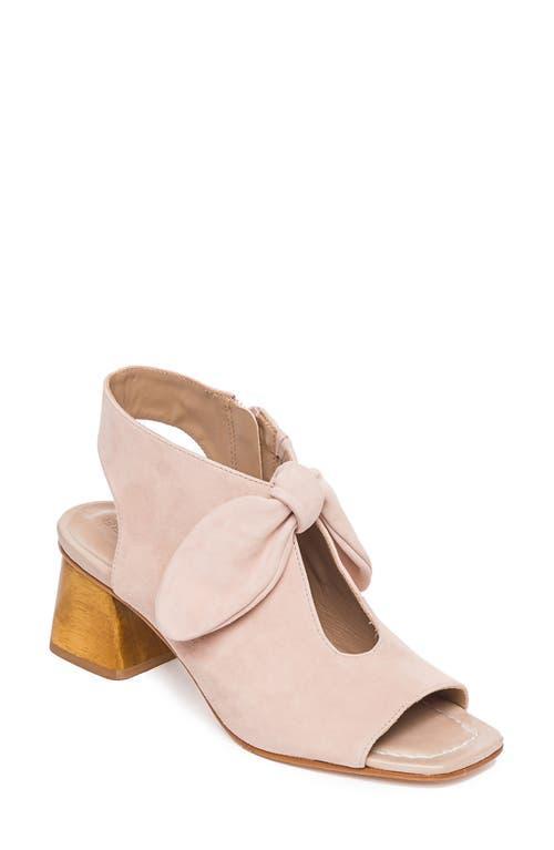 Lizzie Suede Knot Zip Sandals Product Image