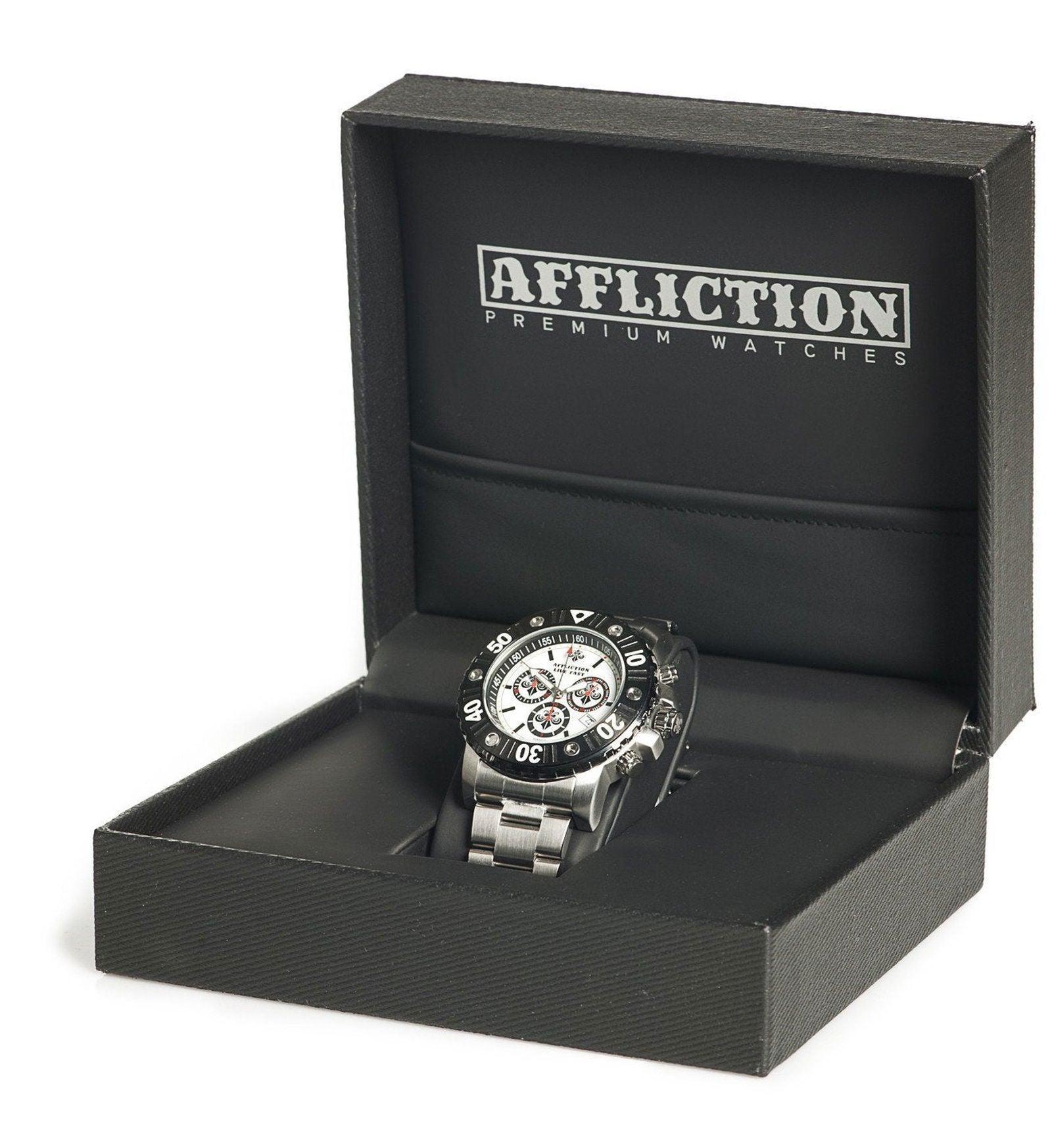 Gents Chronograph Steel Watch Male Product Image