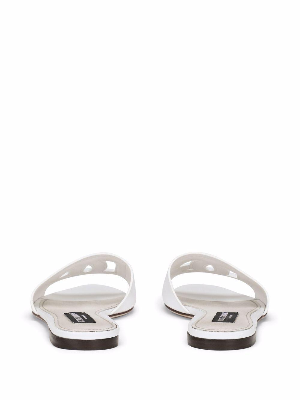 DG Logo leather sandals Product Image