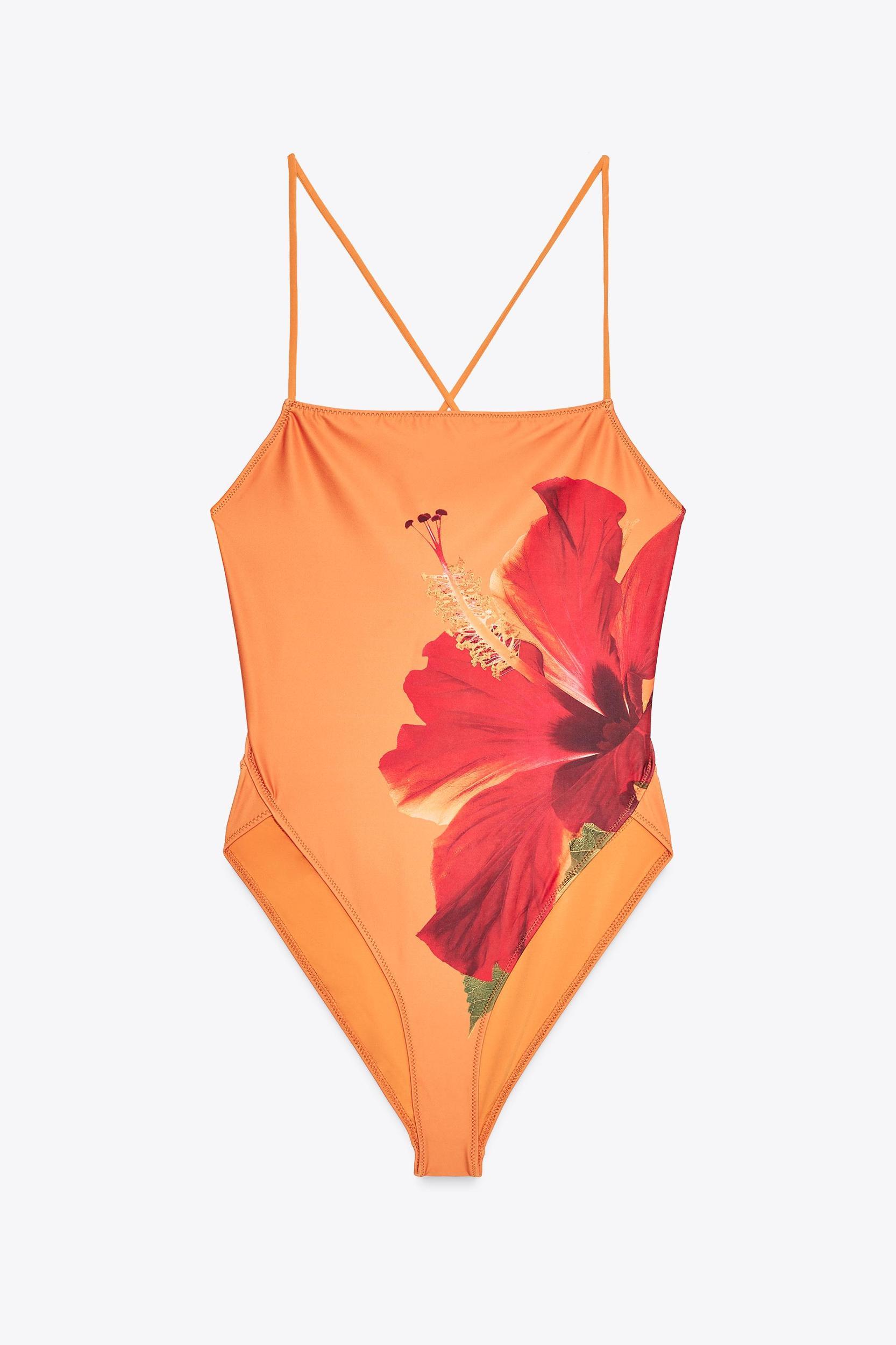 FLORAL PRINT SWIMSUIT Product Image