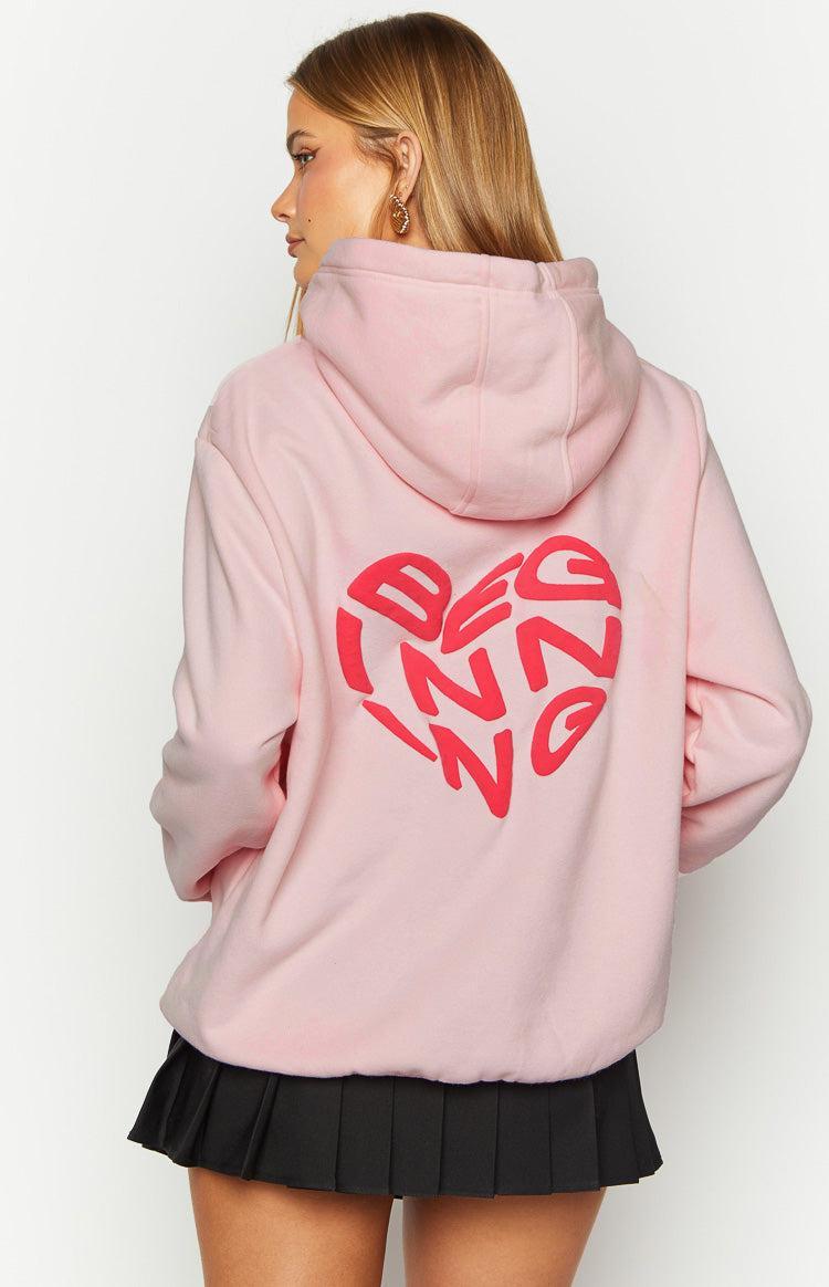 Beginning Pink Lovey Bubble Hoodie Product Image