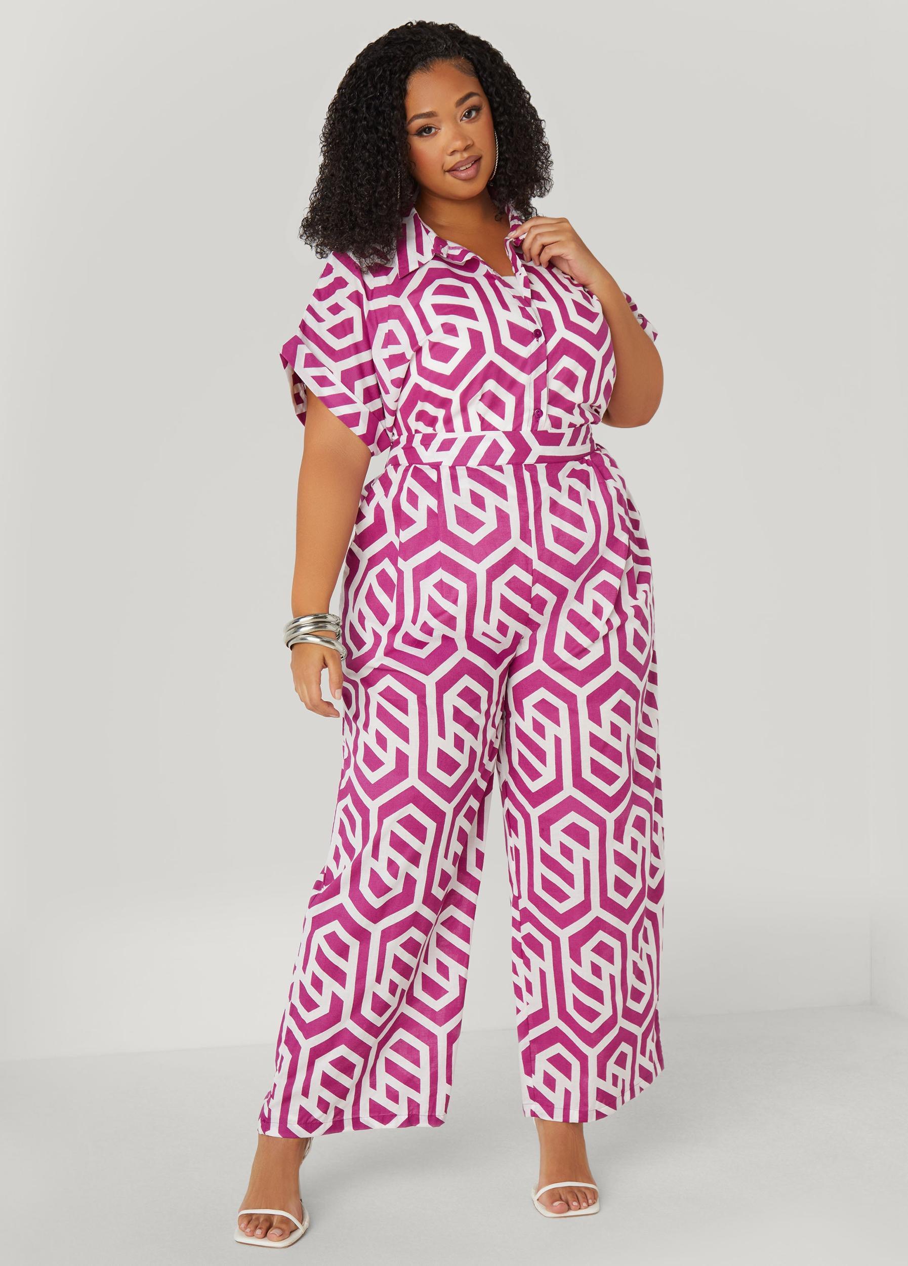 Geo Print Cotton Shirt Product Image